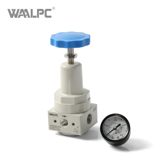Qtyh-10/20/40/50 3/4'' 1'' 2'' Large Flow 40bar High Pressure Compressed Air Filter Regulator Pneumatic Frl Pressure Reducing Valve Filtro Valvula Reductora